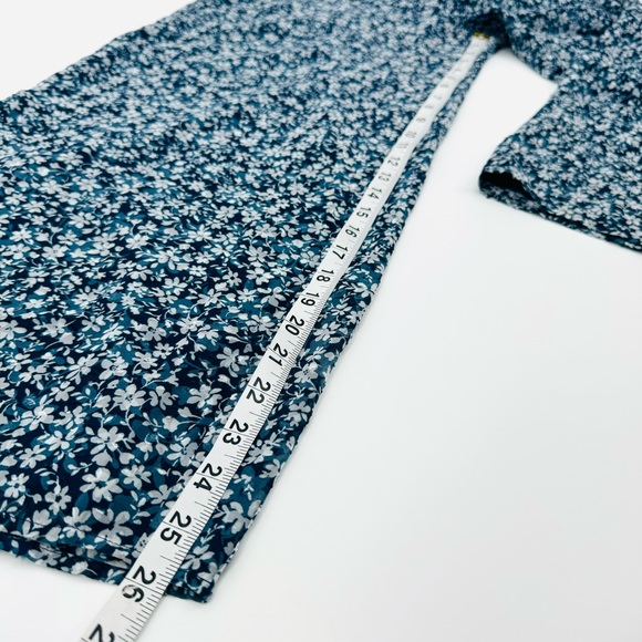 NWT ALI & JAY Blue Lagoon Stolls Floral Chiffon Wide Leg Jumpsuit - Picture 9 of 14